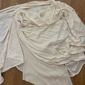Arakii xs Cream Drape Top